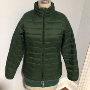Amazon Essentials Dark Green Puffer Jacket